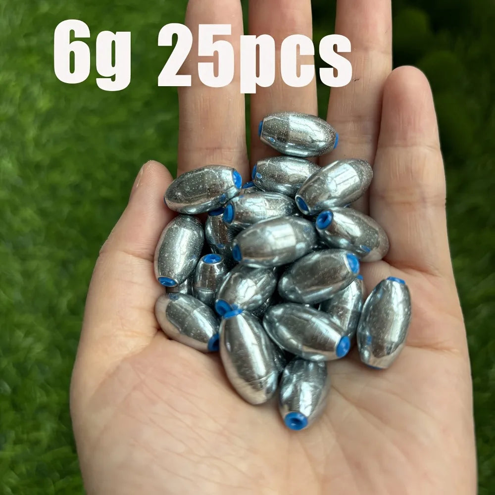 Chumbadas Profissionais para Pesca (Pack 25 Unidades)