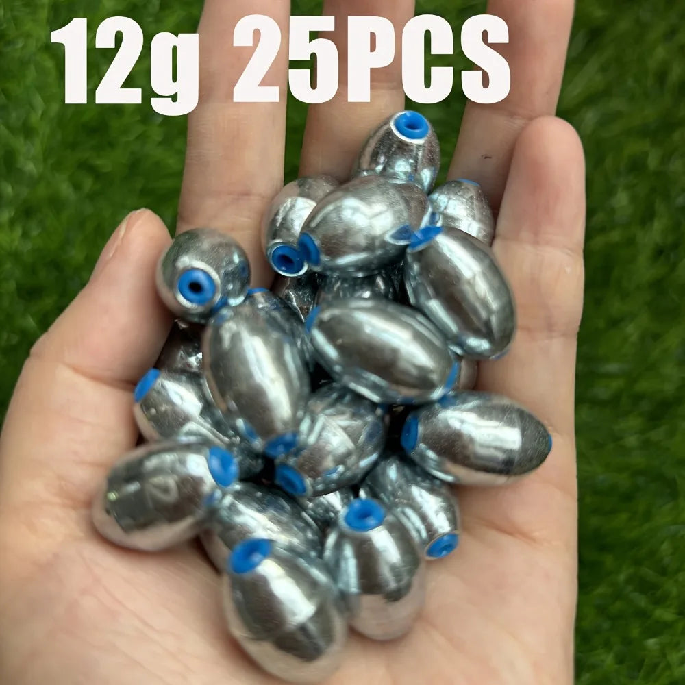 Chumbadas Profissionais para Pesca (Pack 25 Unidades)