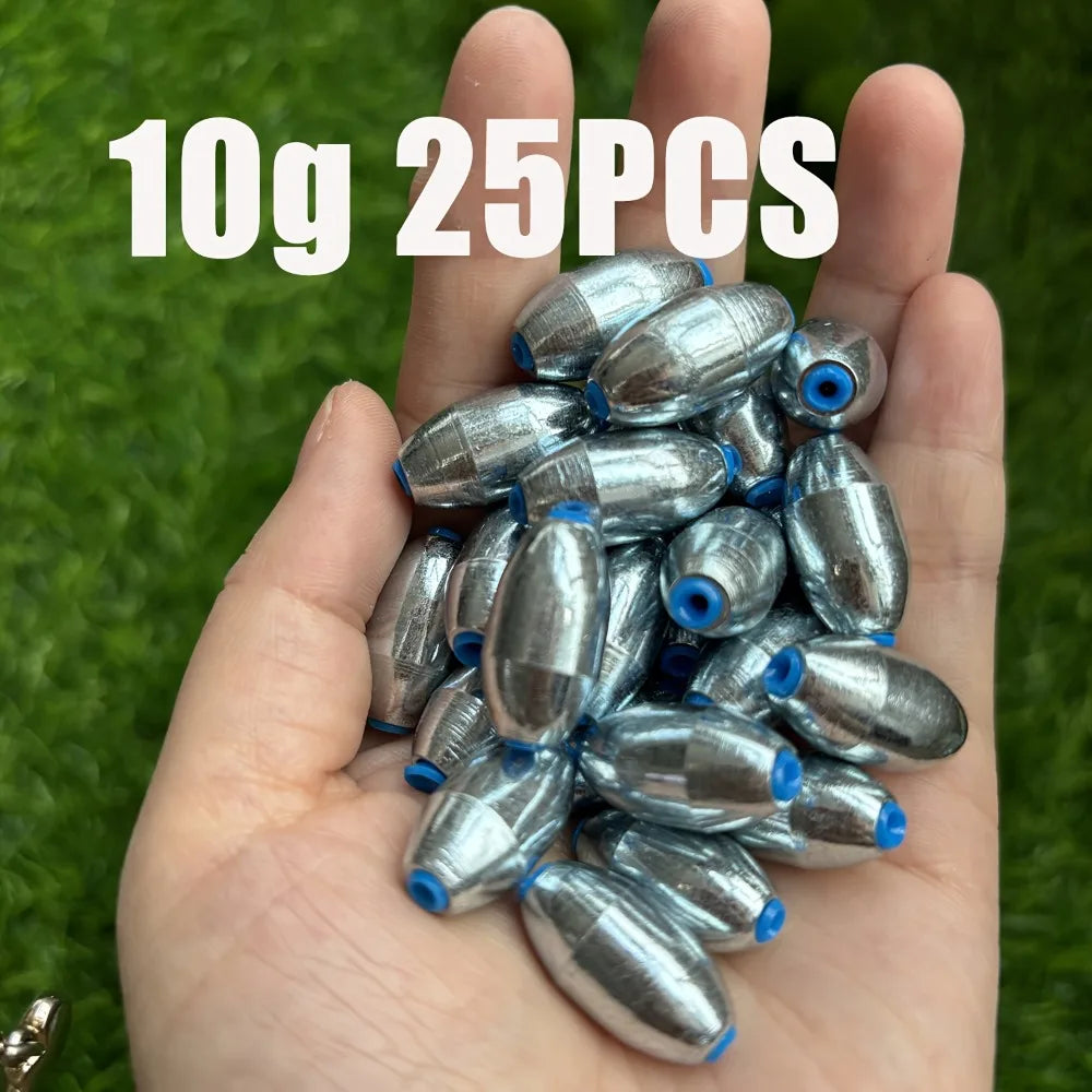 Chumbadas Profissionais para Pesca (Pack 25 Unidades)