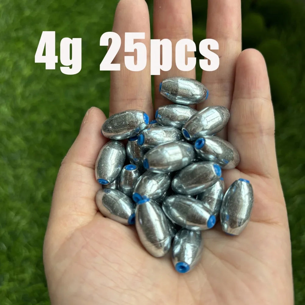 Chumbadas Profissionais para Pesca (Pack 25 Unidades)