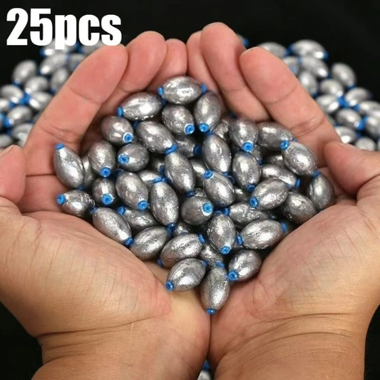 Chumbadas Profissionais para Pesca (Pack 25 Unidades)